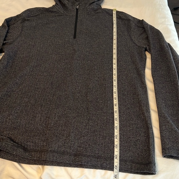 Lululemon men’s herringbone quarter zip hoodie M - Picture 8 of 9
